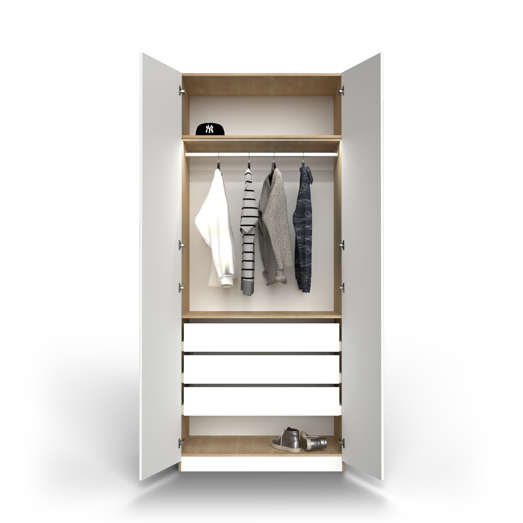 A Dark Oak Wardrobe by the Standards